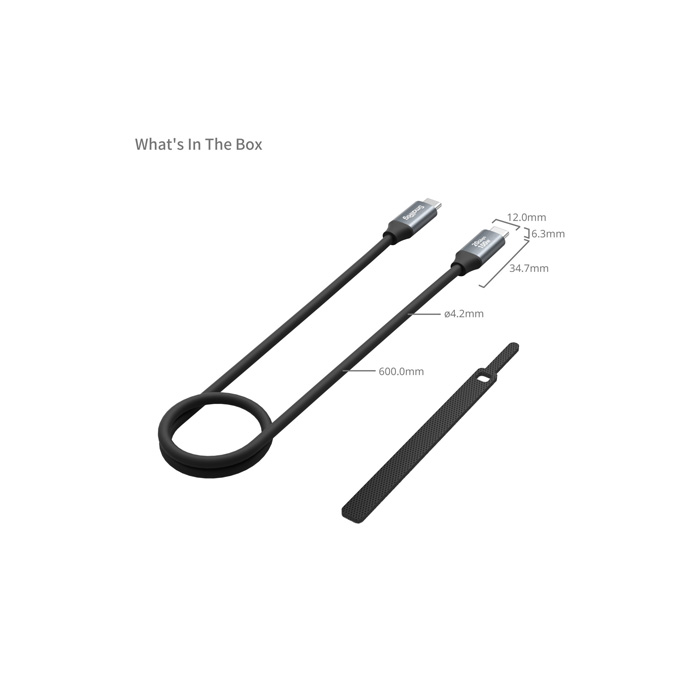 Small Rig 4789 SMALLRIG 4789 USB-C TO USB-C 60CM