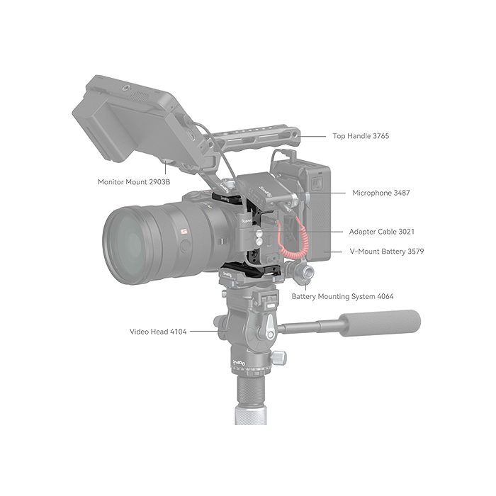 SONY】α6600ボディ + SmallRigアダプター SmallRig Side Handle with