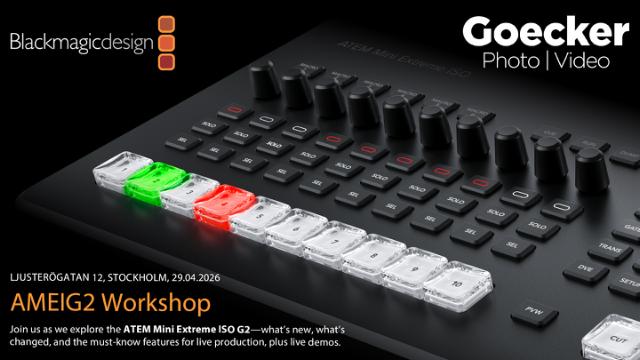 Blackmagic ATEM Mini Extreme ISO G2 Workshop