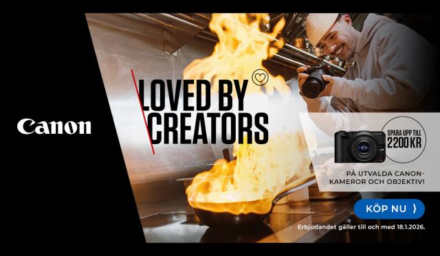 Canon Loved by Creators kampagne banner