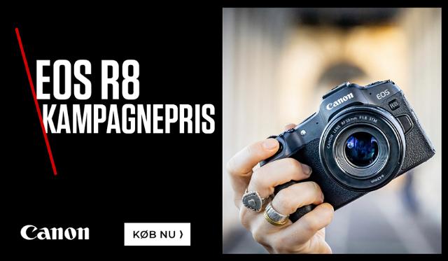 Canon EOS R8 kampagnepris banner