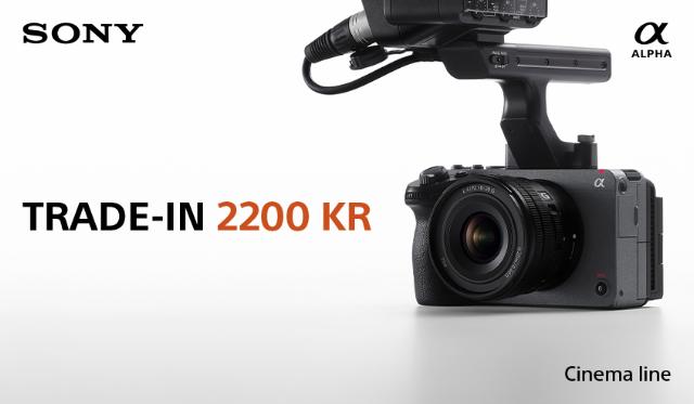 Sony FX30 trade-in kampanj