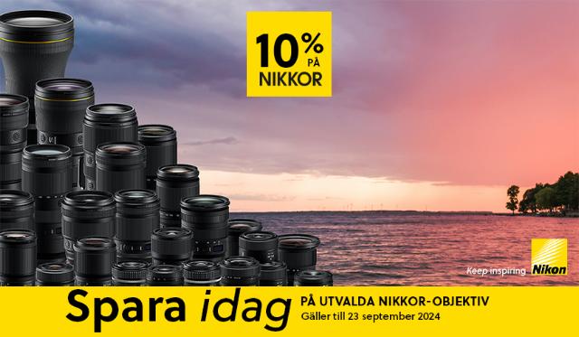 Nikon objektiv erbjudande