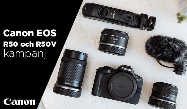 Canon EOS R50 og R50V kampanj