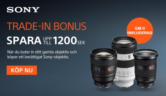Sony Trade-in Bonus kampagne banner