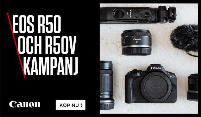 Canon EOS R50 och 50V kampanj