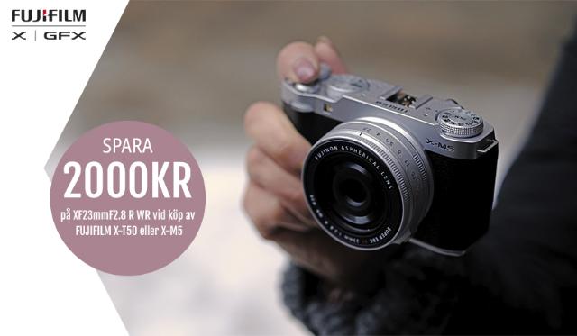 Fujifilm X-T50 og X-M5 bundle erbjudande
