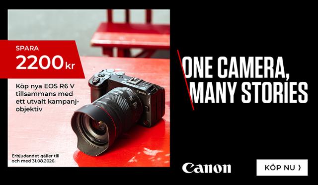 Canon EOS R6 V Introerbjudande