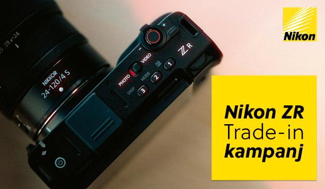 Nikon ZR trade-in kampanj