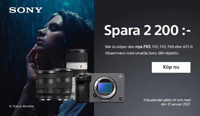 Sony FX kampanj