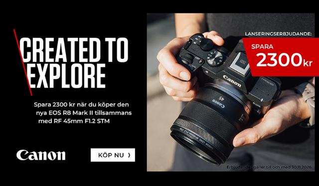 Canon EOS R8 Mark II Introerbjudande