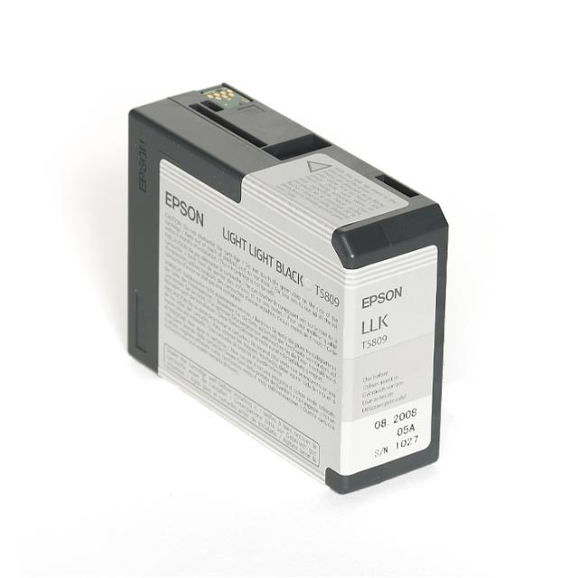 EPSON* T5809 LIGHT LIGHT BLACK F. 3800/3880  80ML