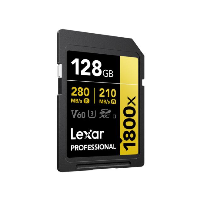 LEXAR SD 128GB U3 V60 UHS-II R280/W210