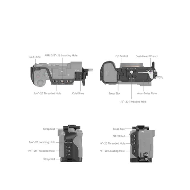 SMALLRIG 4422 CAGE KIT FOR SONY A7CII/A7CR