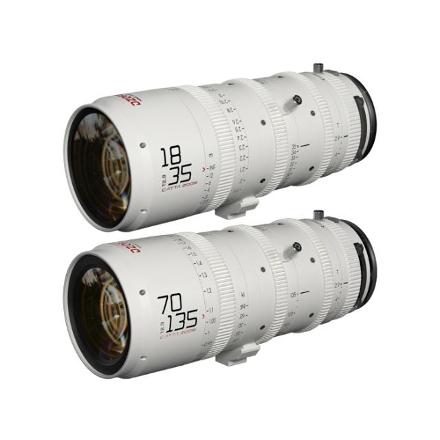 DZO CATTA KIT 18-35 & 70-135MM T2.9 WHITE E/RF