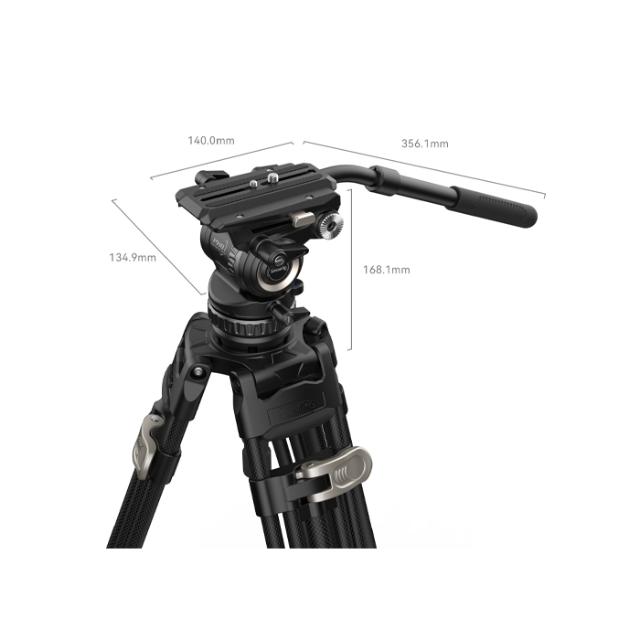 SMALLRIG 4465 VIDEO CARBON TRIPOD KIT AD-PRO8