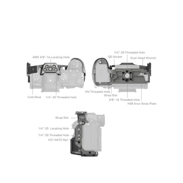 SMALLRIG 5187 CAGE FOR SONY A1 II / A9 III