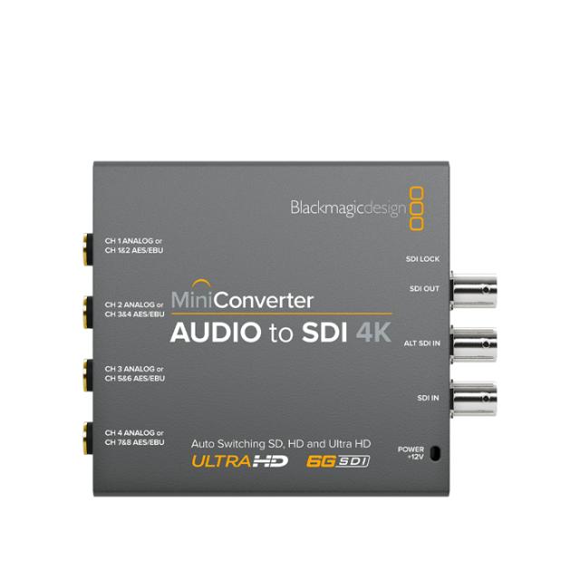 BLACKMAGIC MINI CONVERTER AUDIO TO SDI 4K