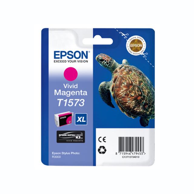 EPSON* T1573 VIVID MAGENTA F/ R3000 - 25ML