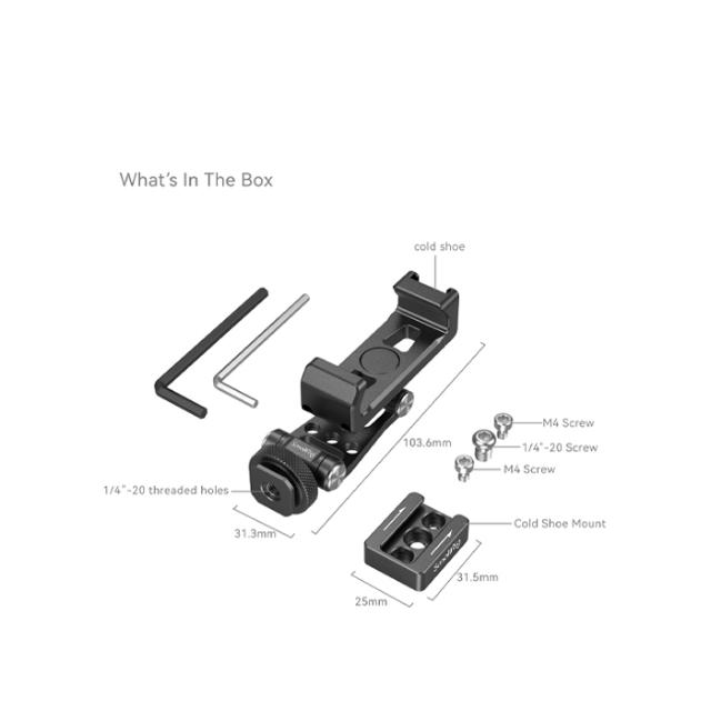 SMALLRIG 4301 PHONE HOLDER FOR DJI GIMBALS