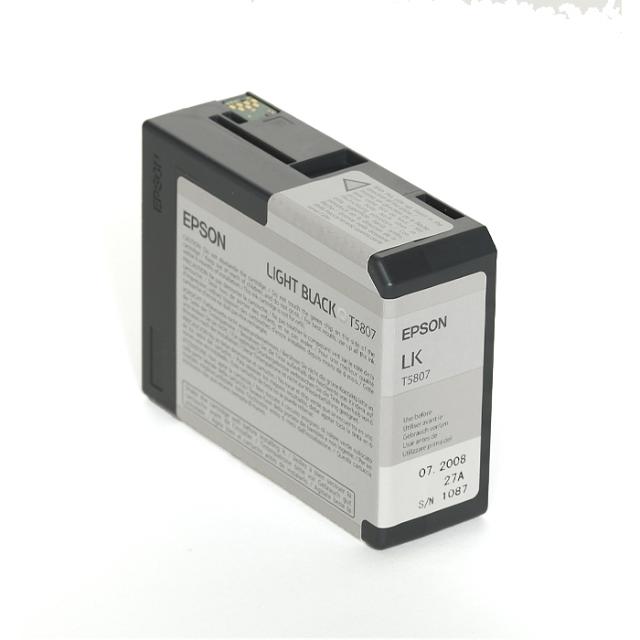 EPSON* T5807 LIGHT BLACK F. SP 3800/3880  80ML