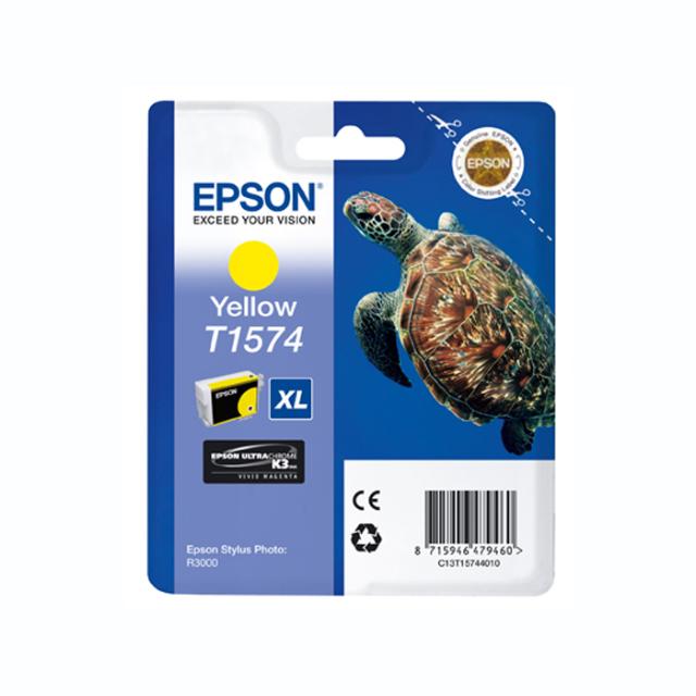 EPSON* T1574 YELLOW/GUL F/ R3000 - 25ML