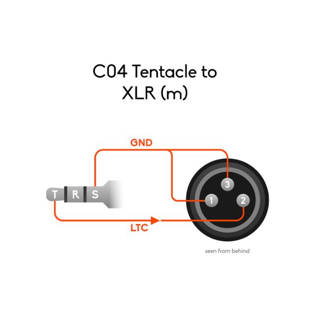 Tentacle to XLR Male - Timecode Cable