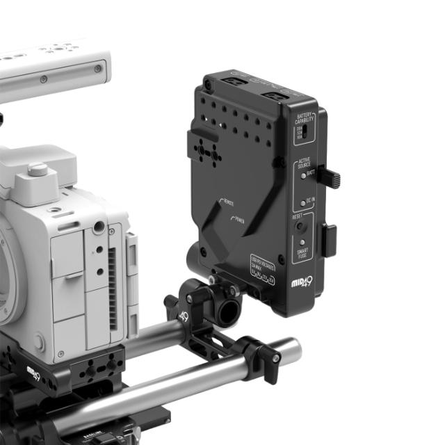 MID49 Pow Dist Box DB-15 (Sony FX5, V-Mount, Rod M