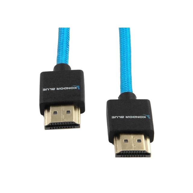 KONDOR BLUE THIN HDMI TO HDMI CABLE 40CM