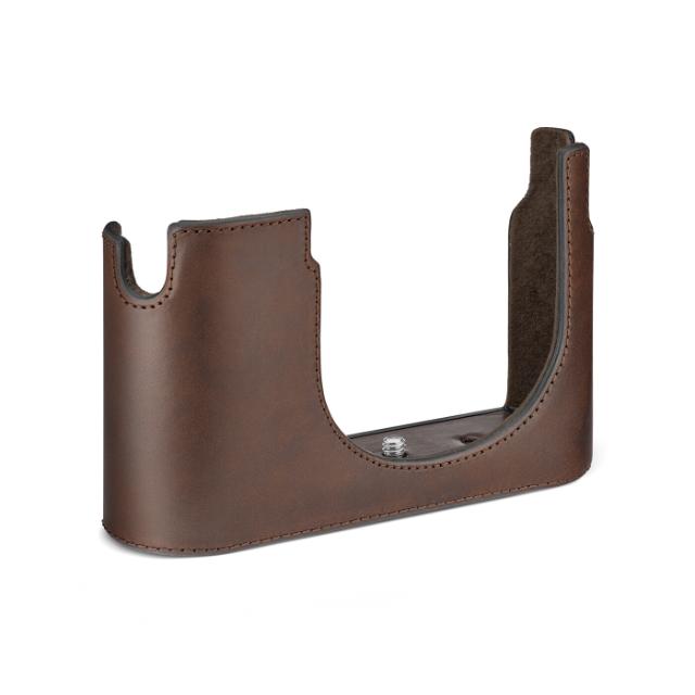 LEICA PROTECTOR Q3 LEATHER DARKBROWN
