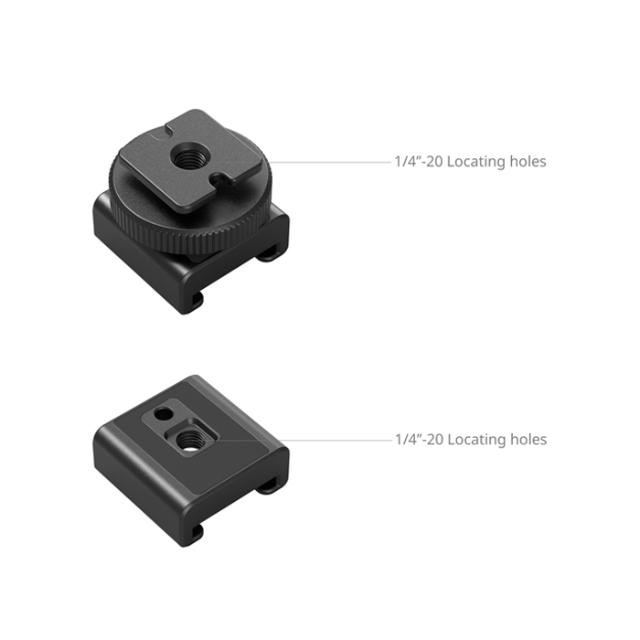 SMALLRIG 4822 WIRELESS MIC SUPPORT WITH COLD SHOE