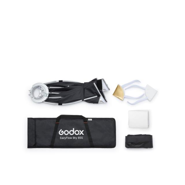 Godox EazyFlow Foldable Beauty Dish 85 Black/Silve