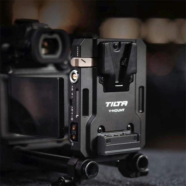 TILTA MINI PD V-MOUNT BATTERY PLATE - BLACK