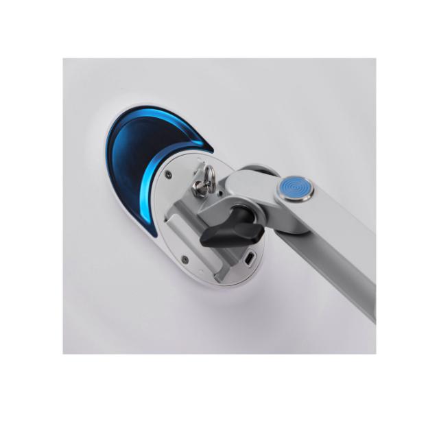 AMARAN VERGE DESK CLAMP STAND SILVER