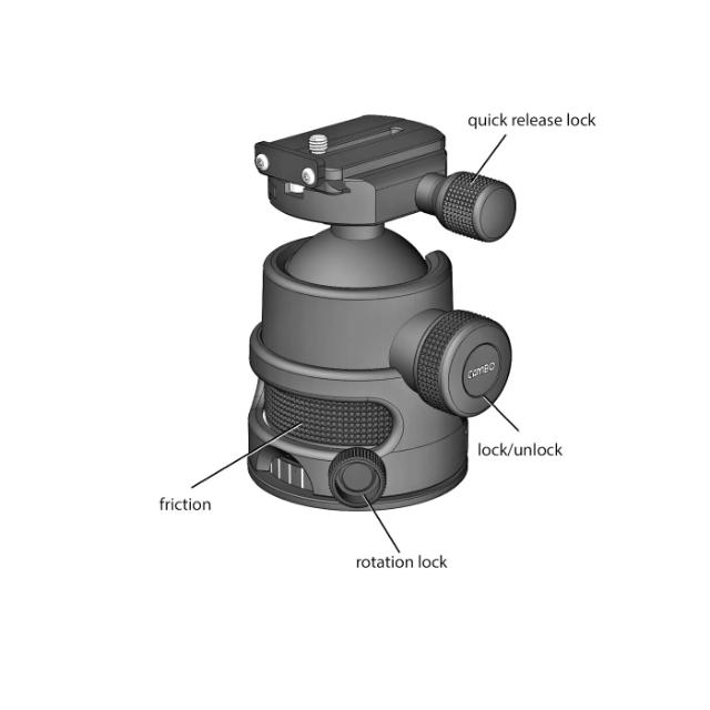 CAMBO CBH-6 BALL & SOCKET HEAD