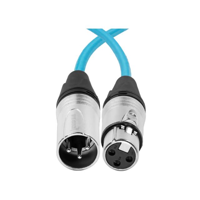 KONDOR BLUE MALE XLR TO FEMALE XLR 45CM