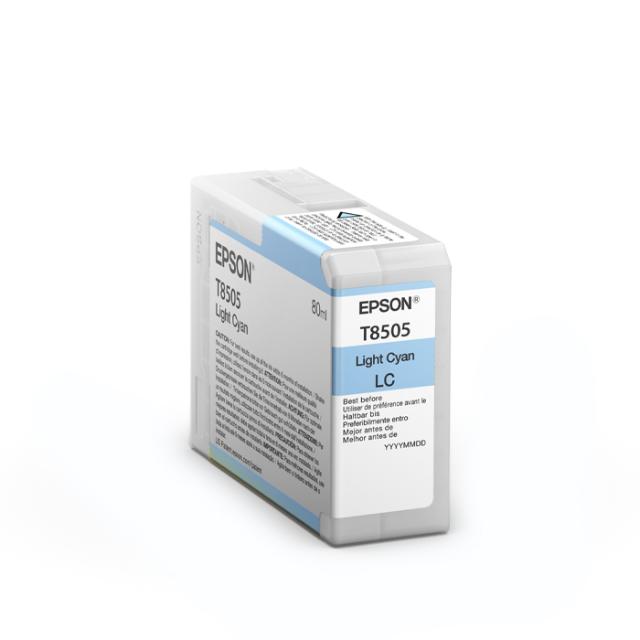 EPSON T8505 LIGHT CYAN FOR P800 80ML