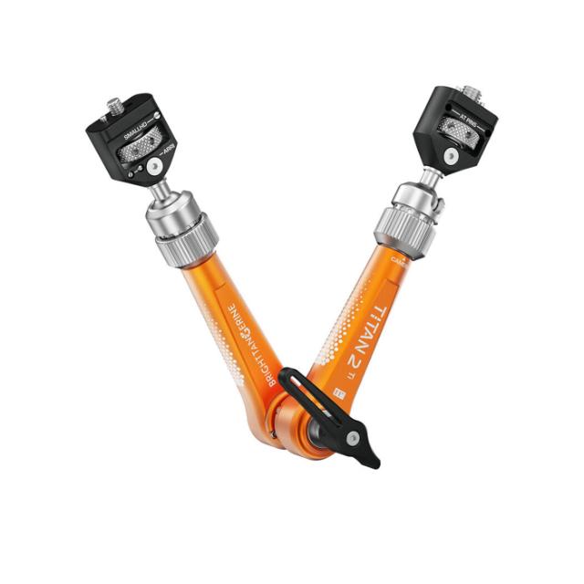 Bright Tangerine Titan Arm 2 Ti 3/8