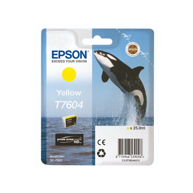 EPSON* T7604 YELLOW F/ SC-P600 - 25,9ML