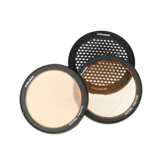 PROFOTO CLIC GRID & GEL KIT (4) USED