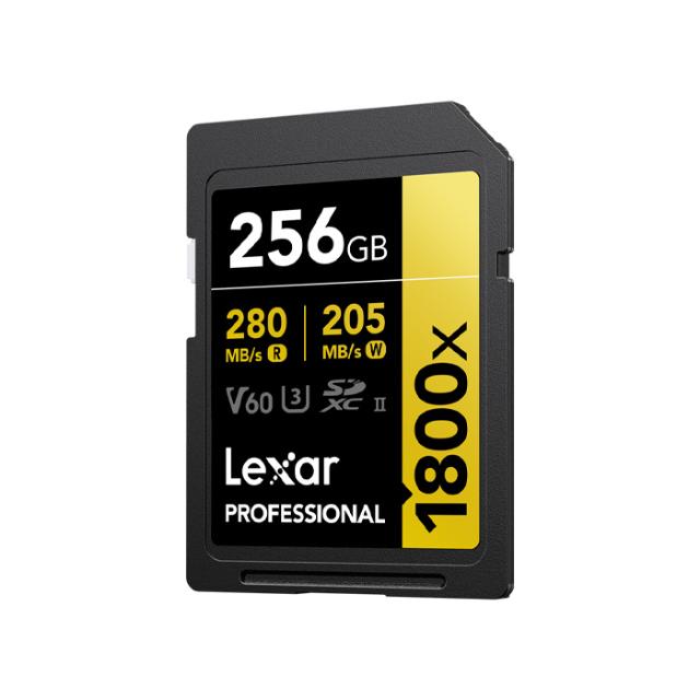 LEXAR SD 256GB U3 V60 UHS-II R280/W210