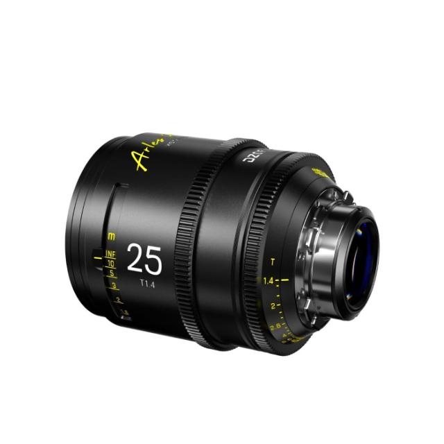 DZO ARLES 25MM PRIME CINE LENS, PL MOUNT METER