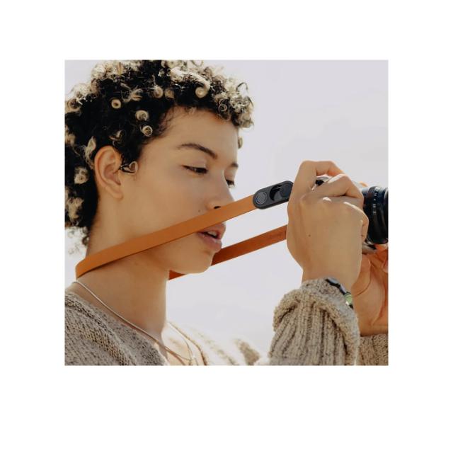 Peak Design Form Leather Strap Neck Amber