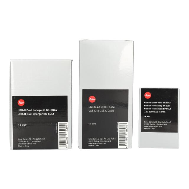 LEICA CHARGER SCL6 + USB-C + BATTERY (2) USED