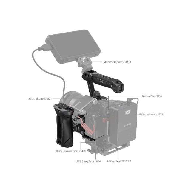 SMALLRIG 3710 RHINOCEROS ADV CAGE KIT A7IV/RV/SIII