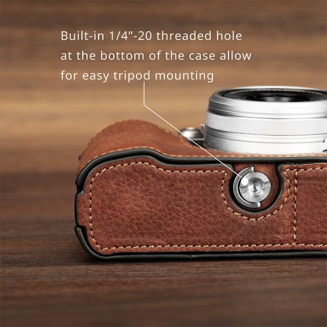 SMALLRIG S4699 LEATHER HALF CASE X100VI BROWN