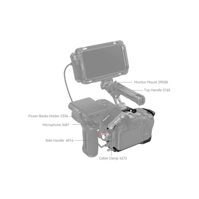 SMALLRIG 4161 CAGE FOR CANON R6 MK II / R6 MK III