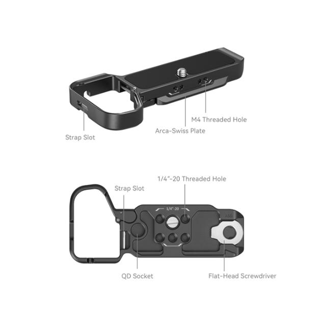 SMALLRIG 4438 BOTTOM MOUNT PLATE BLACK A7CII/A7CR