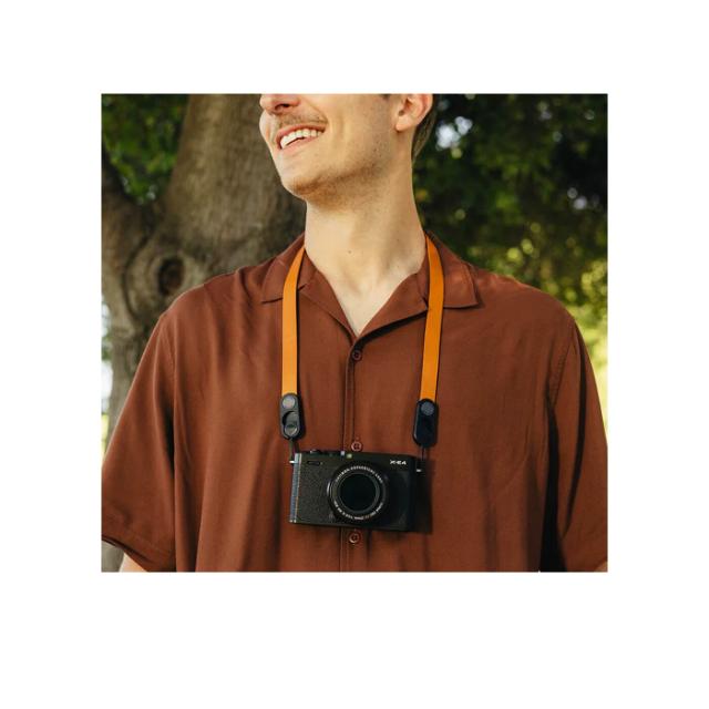 Peak Design Form Leather Strap Neck Amber