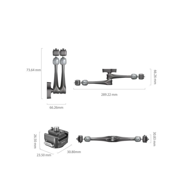 SMALLRIG S4489 HAWKLOCK H21 ROSETTE MAGIC ARM 11